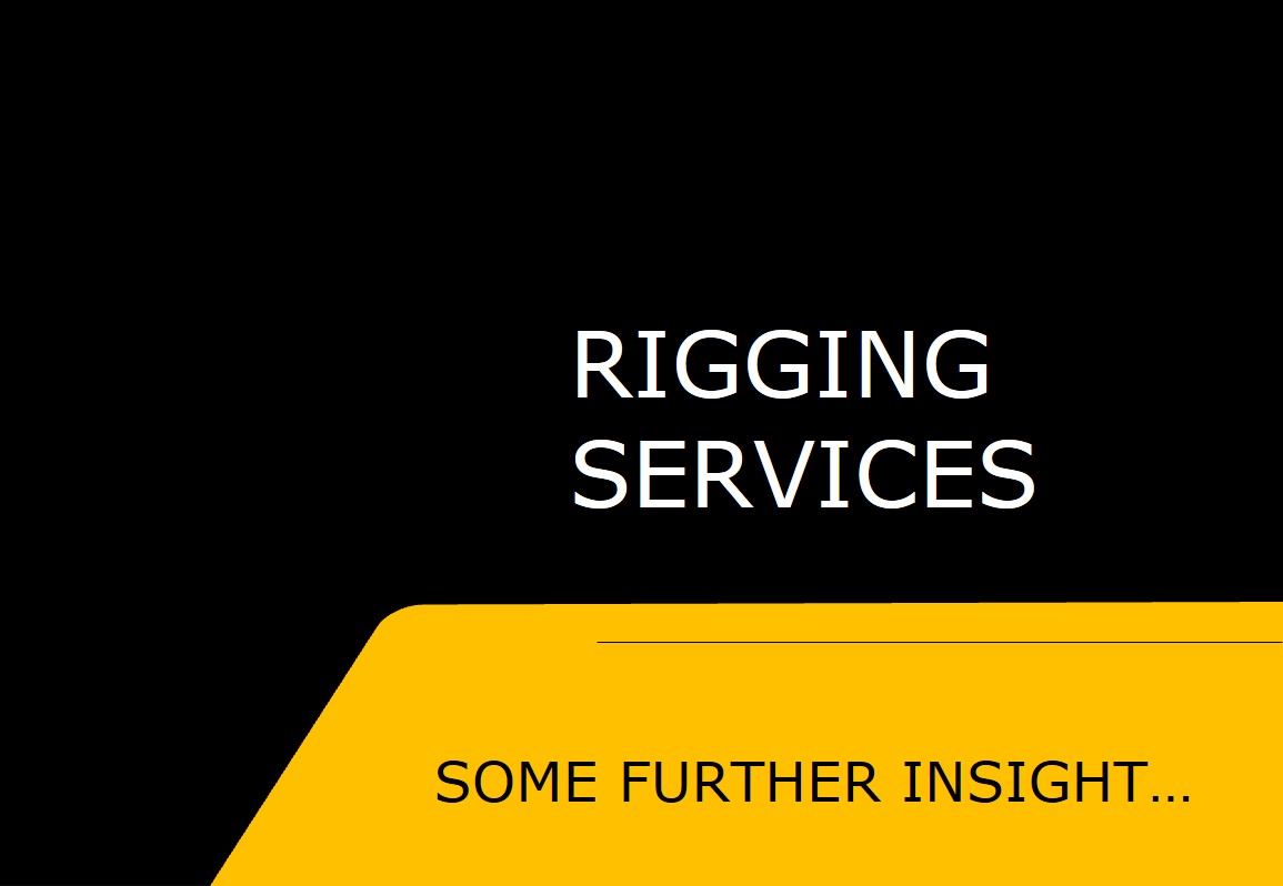 equipment rigging ISO 45001:2018 Certification