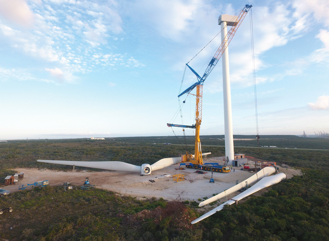 Crane being used safely